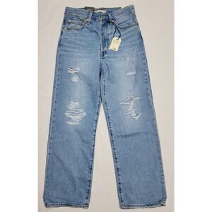 Levi's ribcage straight ankle women size W27''x L27''-button fly